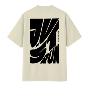 Camisa Oversized Just Run - Bege